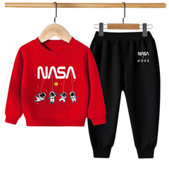 Kids Winter Sweat Shirt Set | Nasa Printed