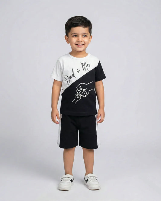 Dad + Me Short Set - Black