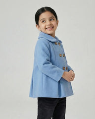 Girls Sky Blue Coat