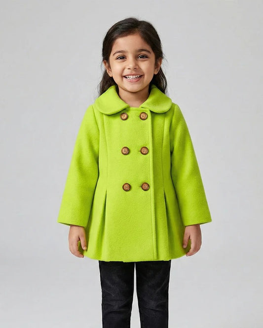 Girls Lime Green Coat
