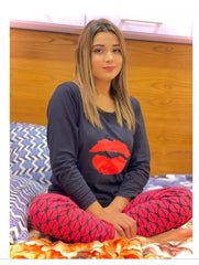 Bold Kiss Nightwear Pajama Set