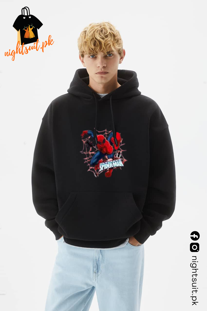 Spiderman Hoodie nightsuit.pk