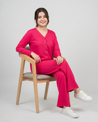 Deep Magenta Aura Lounge Set
