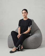 Baggy Style Loungewear - Black