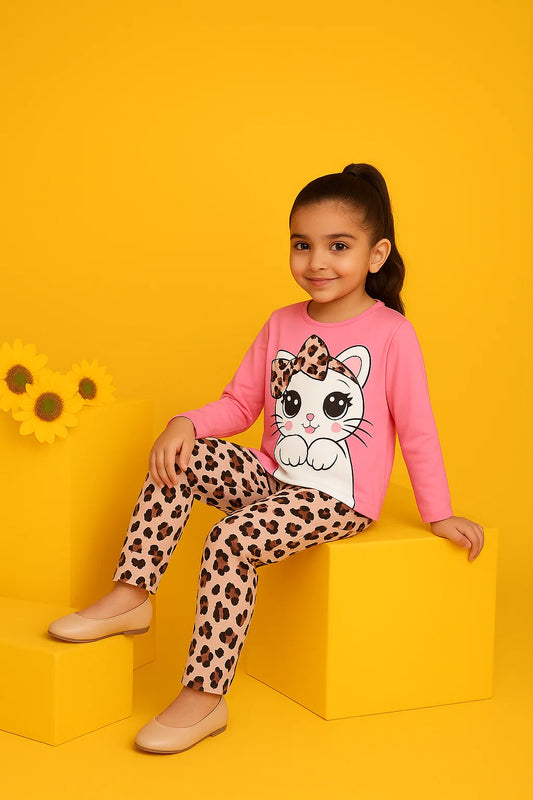 Pink Cat Kidswear