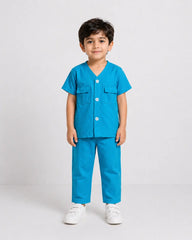 Signature Kids Pajama Set - Sky Blue