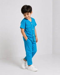 Signature Kids Pajama Set - Sky Blue