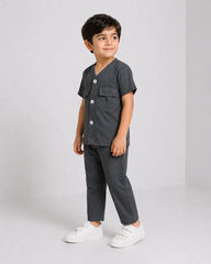 Signature Kids Pajama Set - Grey