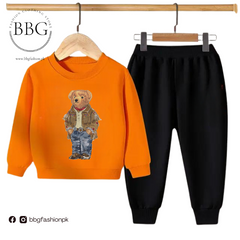 Kids Winter Sweat Shirt Set | Versace Printed