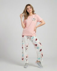 Rosy Blossom Pajama Set