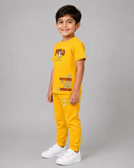 Kids Matching Set | Polo - Yellow