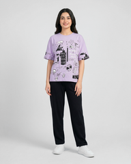 Funky Style T-Shirt & Trouser | Purple
