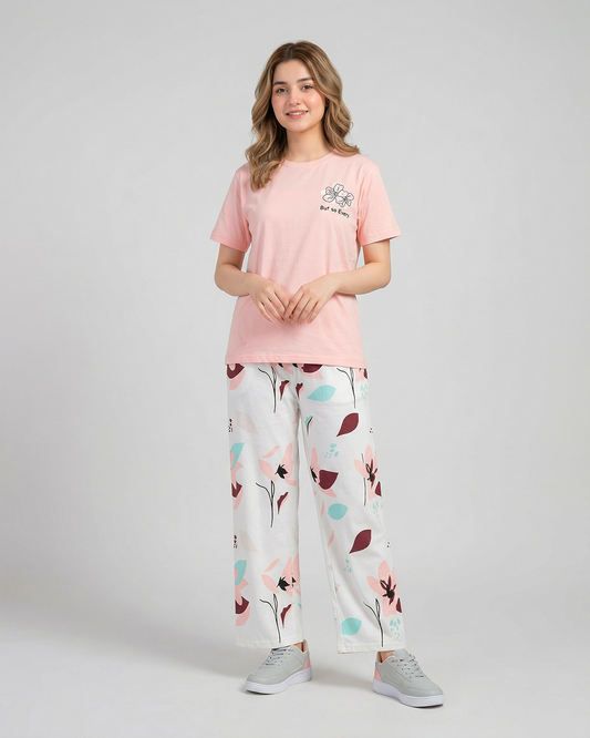 Rosy Blossom Pajama Set