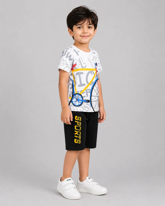 Sports Cycle Kids Short Set