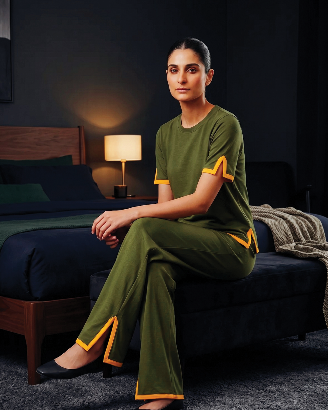 Baggy Style Loungewear - Green