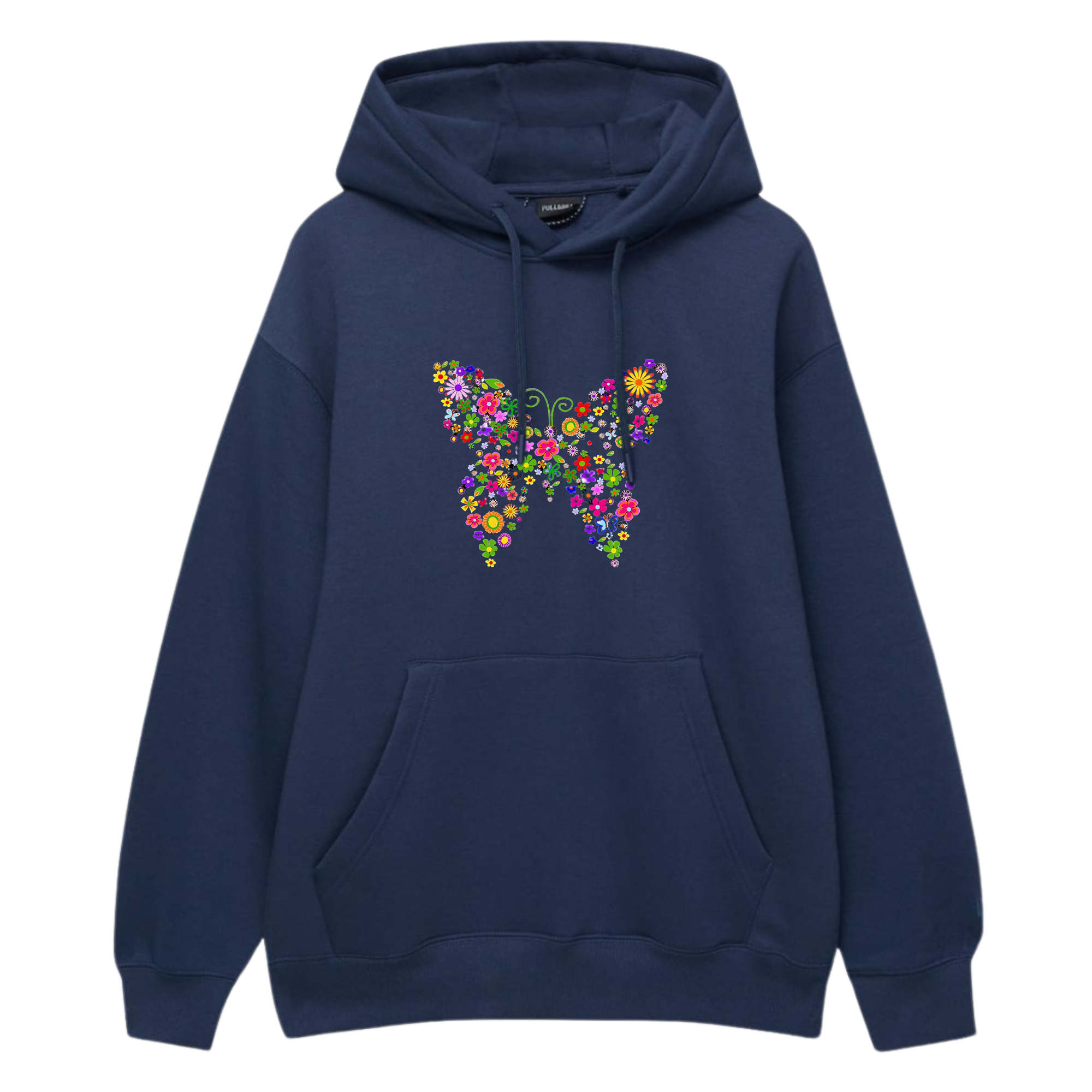 Multi Color  Butterfly Hoodie