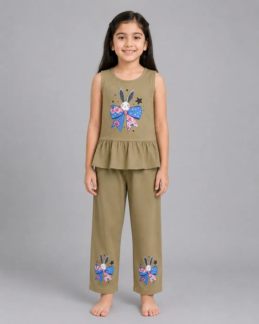Bunny Bloom Sando Set - Light Brown