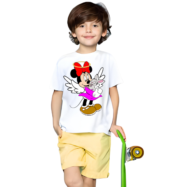 Mickey Mouse Printed T Shirt For Kids