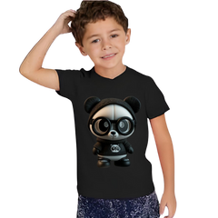 Cute Panda T Shirt For Kids