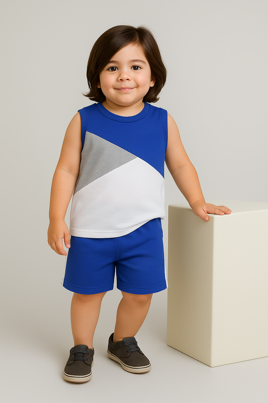 Cool Sleeveless Shorts Set