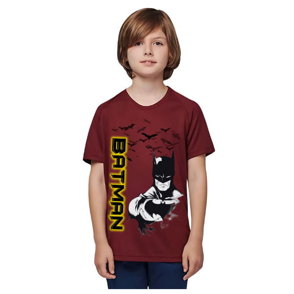 BAT MAN Printed T Shirt for Kids