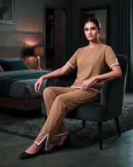 Baggy Style Loungewear - Light Brown