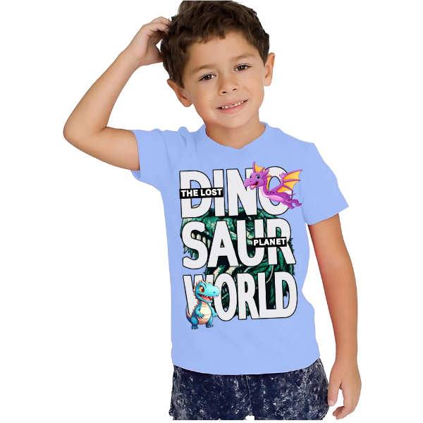 DINO WORLD T Shirt for Kids