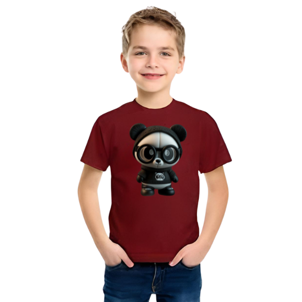 Cute Panda T Shirt For Kids