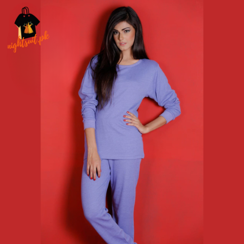 Purple Female Nightsuit Pajama Set