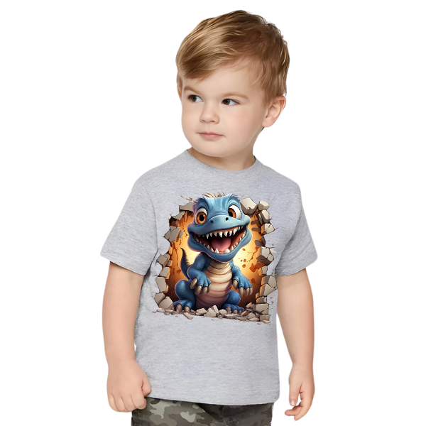 LITTLE DINO KIDS T SHIRT