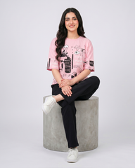 Funky Style T-Shirt & Trouser | Pink