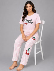 Cherish Today Night Suit - Pink