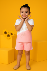 Daddy & Me Print T-Shirt & Shorts Set