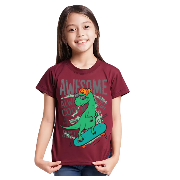 AWESOME DINO T Shirt for Kids