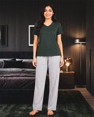 Women Ever Green Pajama Set
