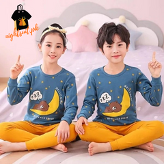 Sleeping Bear Design Printed Kids Wear