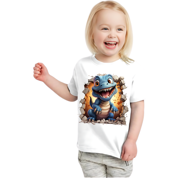 LITTLE DINO KIDS T SHIRT