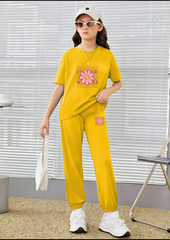 Flower Matching Set - T-Shirt and Pants