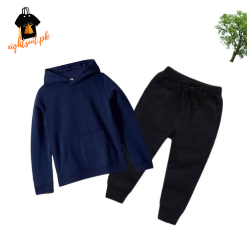 Blue Kids Hoodie Set