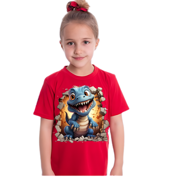 LITTLE DINO KIDS T SHIRT