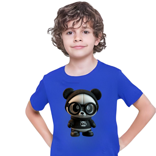 Cute Panda T Shirt For Kids