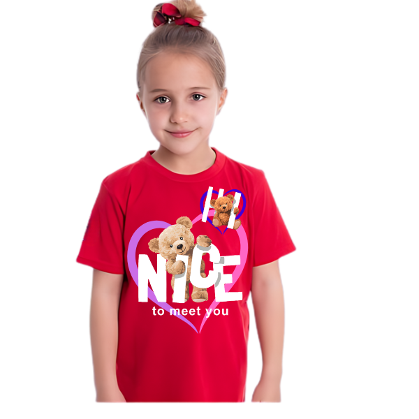 NICE TO MEET YOU KIDS T SHIRT