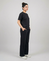 Ease Comfort Pajama Set - Black