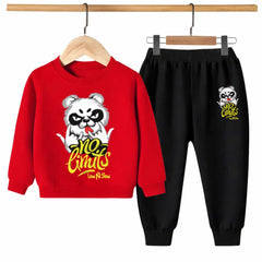 Kids Winter Sweat Shirt Set | No Limit Bear Printed