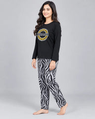 Wild Dreamer Pajama Set - Black
