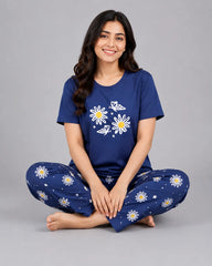 Blue Garden Pajama Set