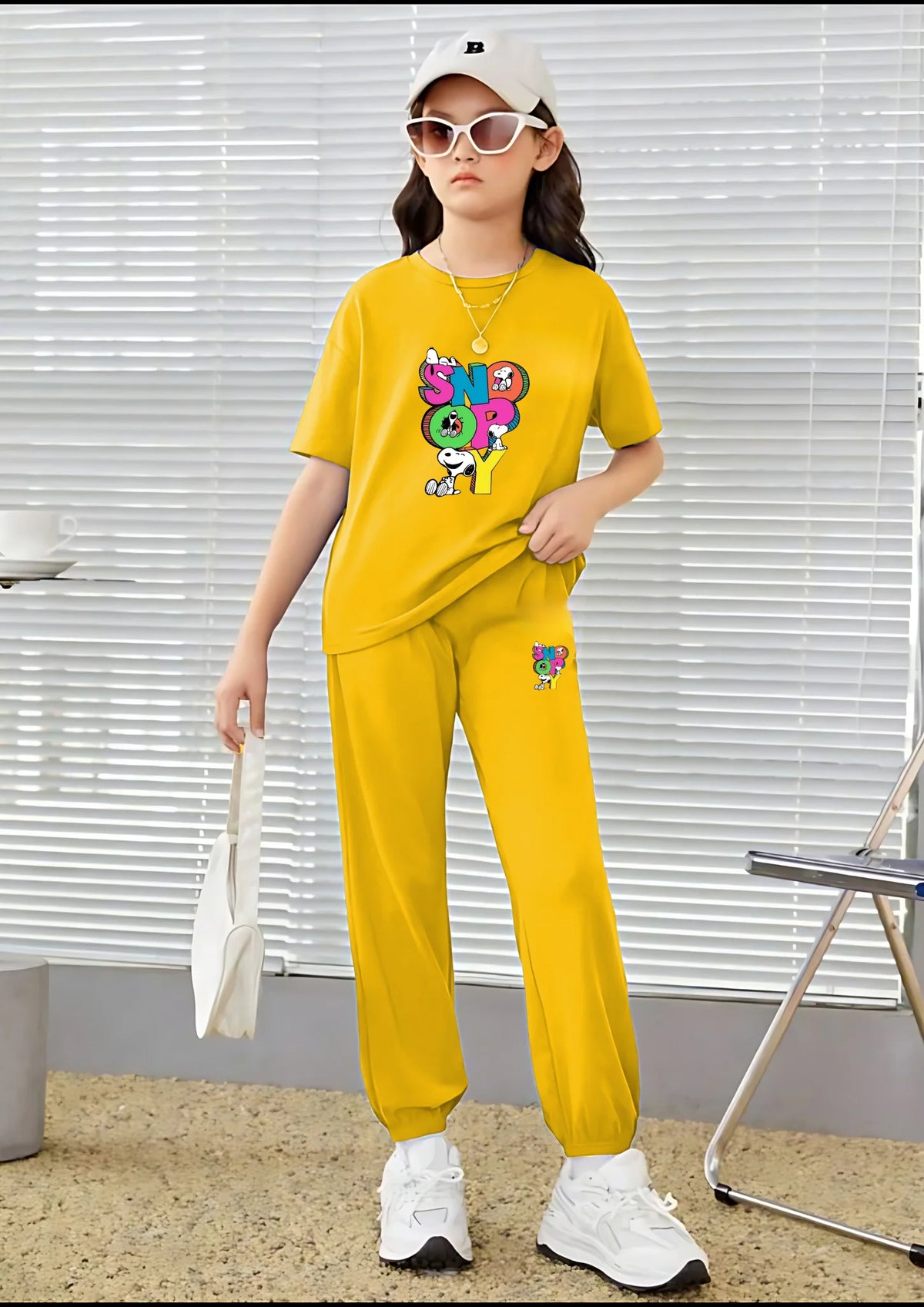 Kids Matching Set | Snoopy - Yellow