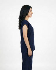 Cozy Core Lounge Set - Navy Blue