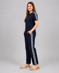 Turkish Panel Lounge Set - Navy Blue