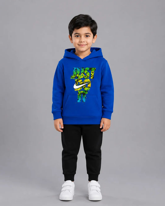 Kids Winter Hoodie Set | Just do it Printed
